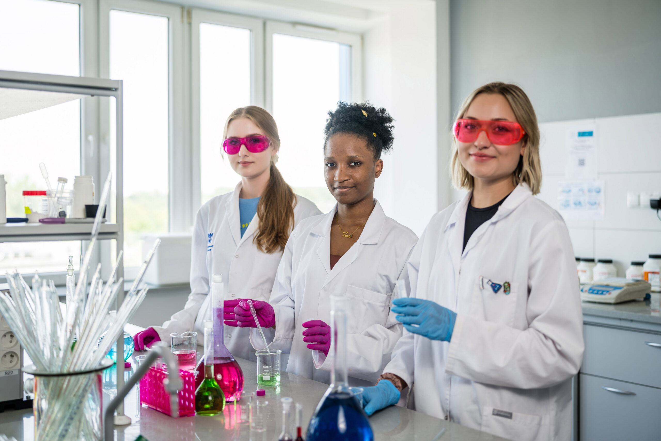 Students in lab